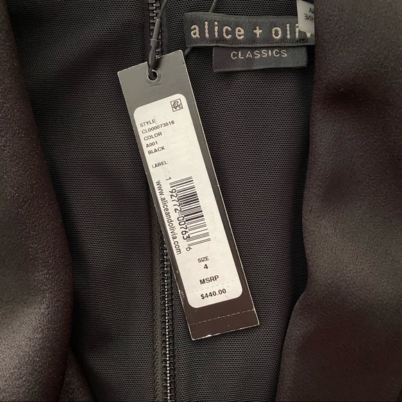 ALICE + OLIVIA Remi V Neck Front Suit Dress NWT 4 - Picture 10 of 10